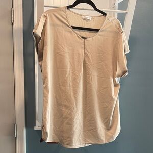 Calvin Klein Beige Blouse